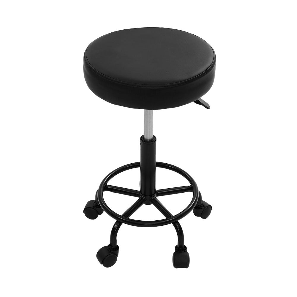 เก้าอี้ Artiss Salon Stool ทรงกลมพร้อมล้อหมุน