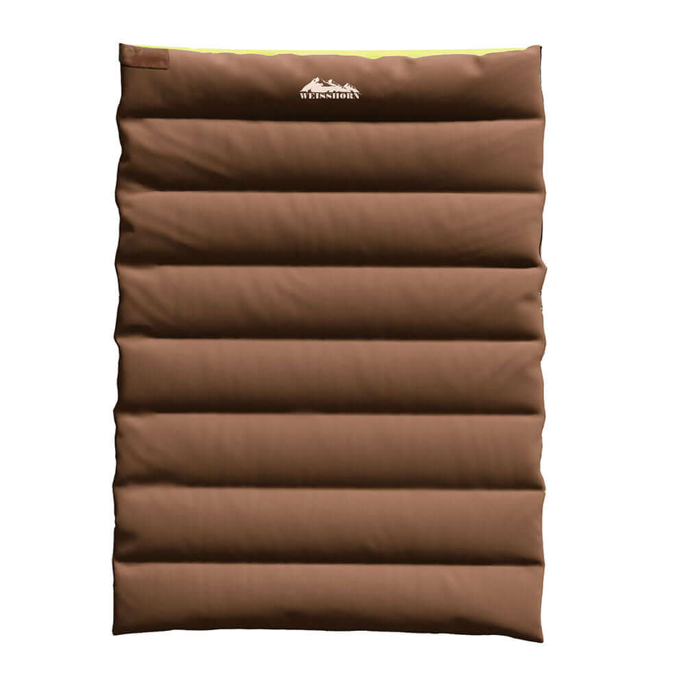 _label_, DSZ Product, feed-cond-new, feed-sl-free shipping, free-shipping, newWeisshorn Sleeping Bag Double Bags Thermal Camping Hiking Tent Brown  - 5°C - Premium Outdoor Recreation > Camping > Sleeping Bags from Weisshorn ! Shop Online Buy Now at S & D's Value Store Family Business Best Customer Service_label_, DSZ Product, feed-cond-new, feed-sl-free shipping, free-shipping, new