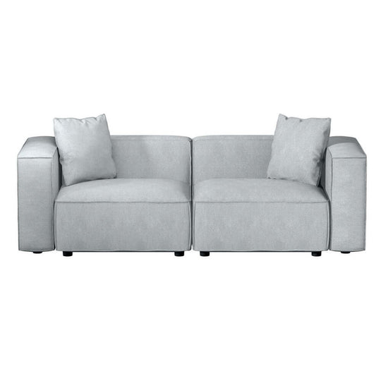 Artiss Modular Sofa Chaise Set 2-Seater in Grey, stylish and affordable comfort for modern living rooms.