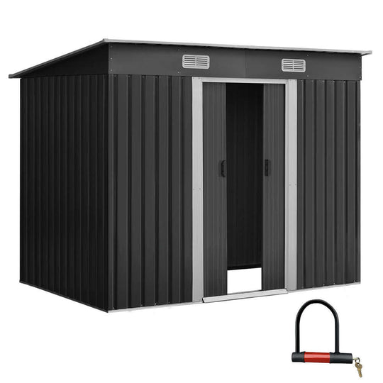 DSZ Product, feed-cond-new, feed-sl-DSZ Freight Payable, newGiantz Garden Shed 2.38 X 1.31M Sheds Outdoor Storage Tool Metal Workshop Shelter Sliding Door - Premium Home & Garden > Storage > Sheds from Giantz ! Shop Online Buy Now at S & D's Value Store Family Business Best Customer ServiceDSZ Product, feed-cond-new, feed-sl-DSZ Freight Payable, new