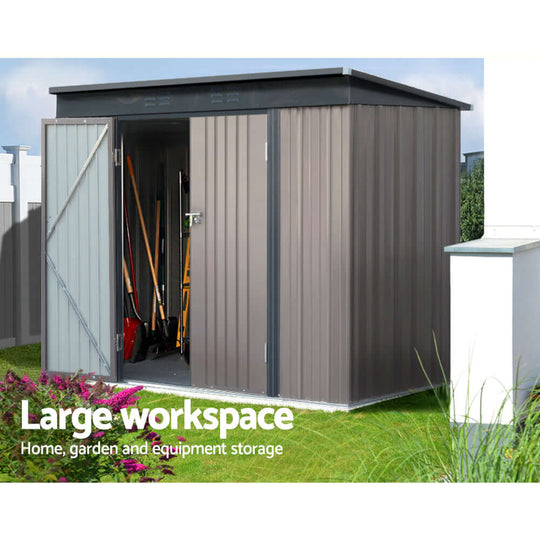 DSZ Product, feed-cond-new, feed-sl-DSZ Freight Payable, newGiantz Garden Shed 2.31 X 1.31M Sheds Outdoor Storage Tool Metal Workshop Shelter Double Door - Premium Home & Garden > Storage > Sheds from Giantz ! Shop Online Buy Now at S & D's Value Store Family Business Best Customer ServiceDSZ Product, feed-cond-new, feed-sl-DSZ Freight Payable, new