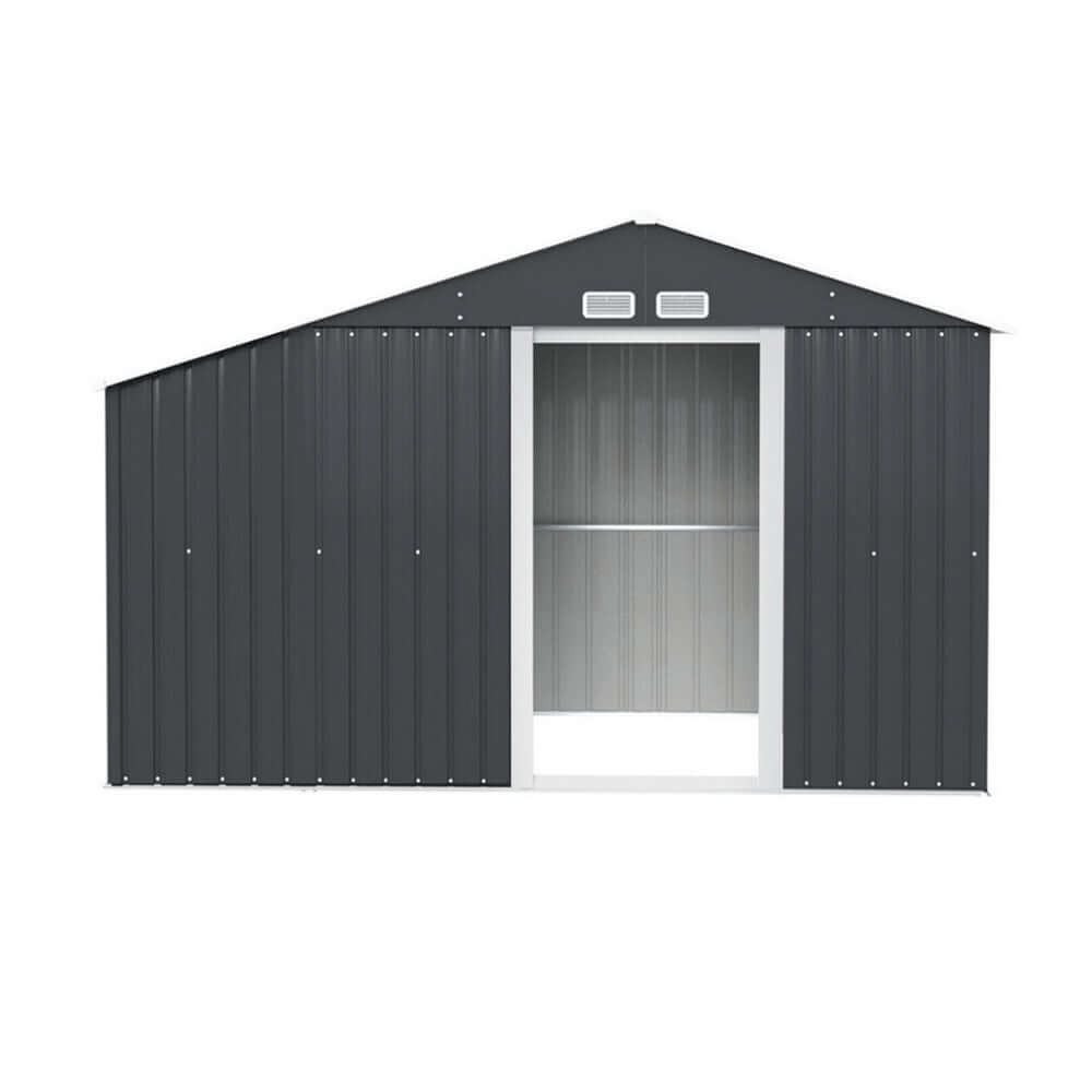 Giantz Garden Shed 3.22x1.96M with sloped roof and double sliding doors for affordable outdoor storage.