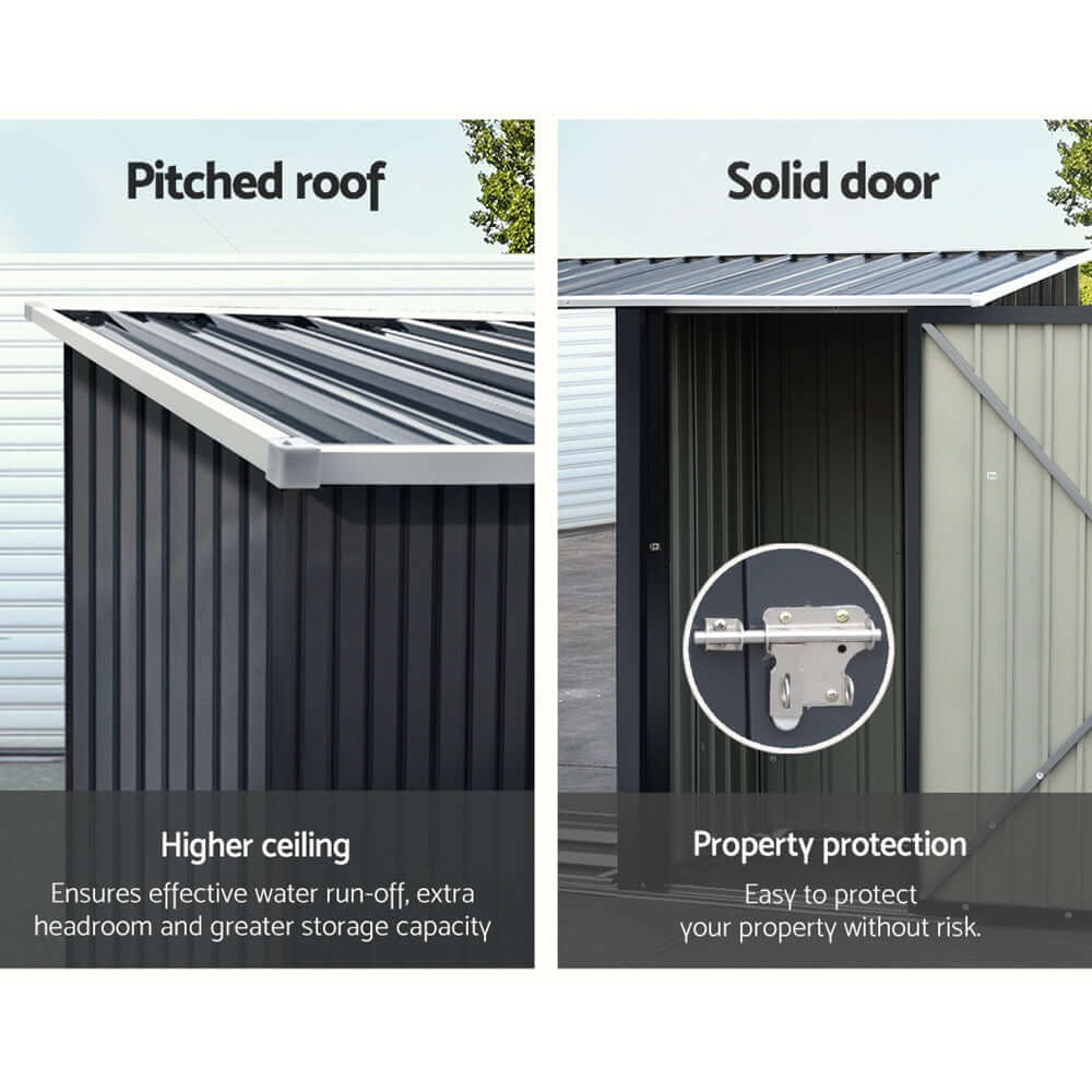 DSZ Product, feed-cond-new, feed-sl-DSZ Freight Payable, newGiantz Garden Shed 2.49 X 1.04M Sheds Outdoor Tool Storage Workshop House Steel 2 In 1 - Premium Home & Garden > Storage > Sheds from Giantz ! Shop Online Buy Now at S & D's Value Store Family Business Best Customer ServiceDSZ Product, feed-cond-new, feed-sl-DSZ Freight Payable, new