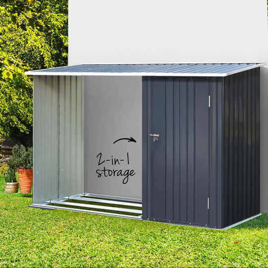 DSZ Product, feed-cond-new, feed-sl-DSZ Freight Payable, newGiantz Garden Shed 2.49 X 1.04M Sheds Outdoor Tool Storage Workshop House Steel 2 In 1 - Premium Home & Garden > Storage > Sheds from Giantz ! Shop Online Buy Now at S & D's Value Store Family Business Best Customer ServiceDSZ Product, feed-cond-new, feed-sl-DSZ Freight Payable, new