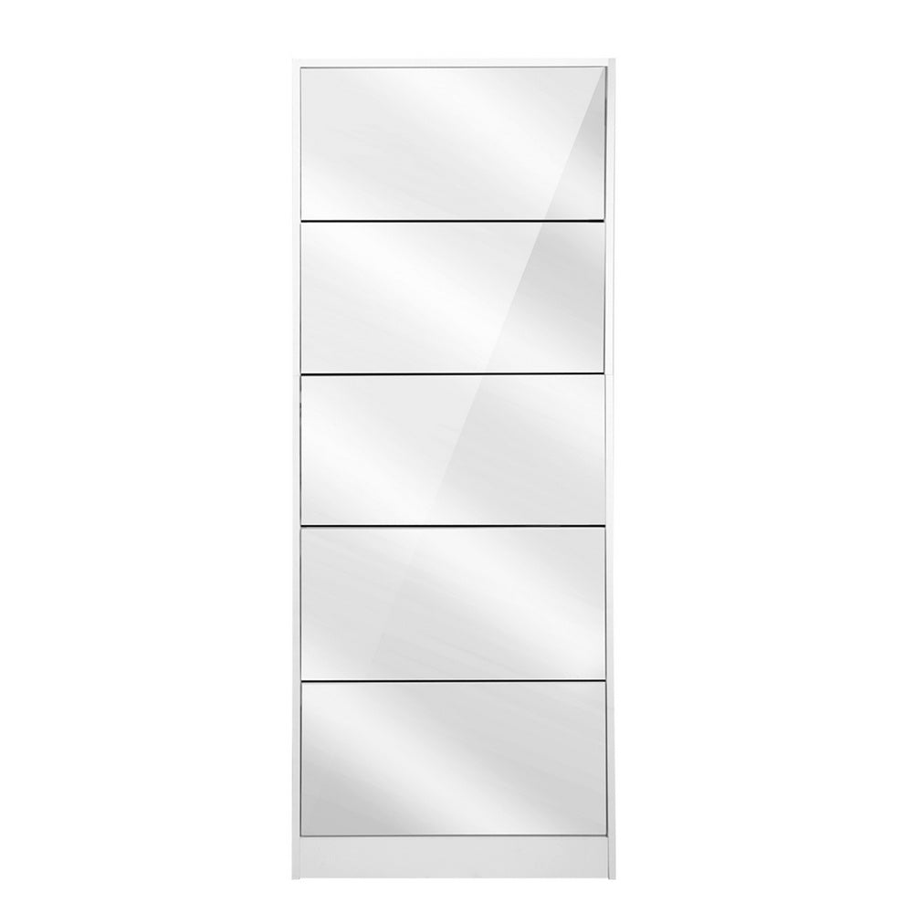 DSZ Product, feed-cond-new, feed-sl-DSZ Freight Payable, newArtiss Shoe Rack Cabinet Mirror 25 Pairs White - Premium Furniture > Living Room > Shoe Storage from Artiss ! Shop Online Buy Now at S & D's Value Store Family Business Best Customer ServiceDSZ Product, feed-cond-new, feed-sl-DSZ Freight Payable, new