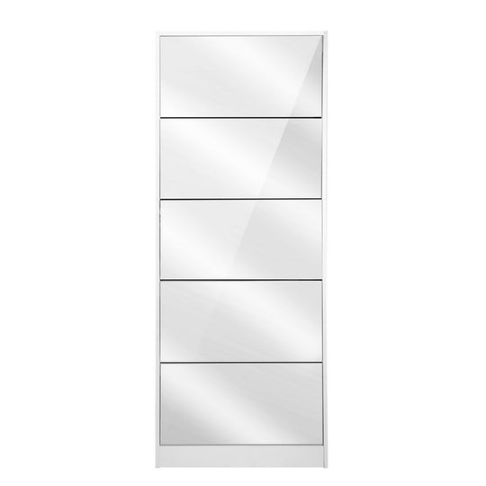 DSZ Product, feed-cond-new, feed-sl-DSZ Freight Payable, newArtiss Shoe Rack Cabinet Mirror 25 Pairs White - Premium Furniture > Living Room > Shoe Storage from Artiss ! Shop Online Buy Now at S & D's Value Store Family Business Best Customer ServiceDSZ Product, feed-cond-new, feed-sl-DSZ Freight Payable, new