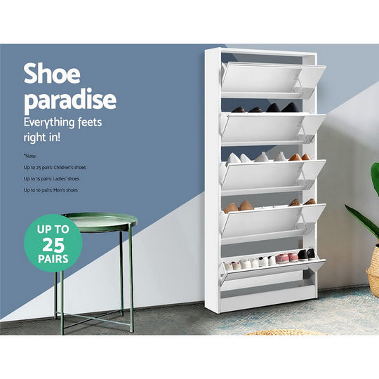 DSZ Product, feed-cond-new, feed-sl-DSZ Freight Payable, newArtiss Shoe Rack Cabinet Mirror 25 Pairs White - Premium Furniture > Living Room > Shoe Storage from Artiss ! Shop Online Buy Now at S & D's Value Store Family Business Best Customer ServiceDSZ Product, feed-cond-new, feed-sl-DSZ Freight Payable, new