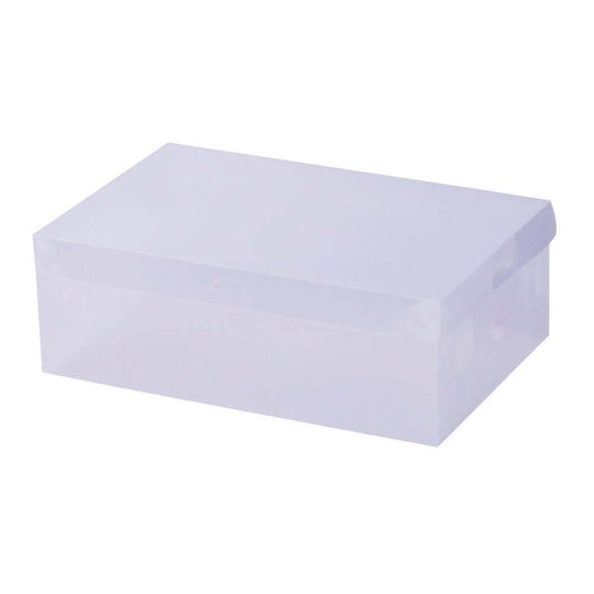 Artiss 20X clear shoe storage box, foldable and stackable, ideal for affordable and quality organization.