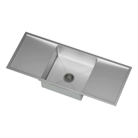 DSZ Product, feed-cond-new, feed-sl-DSZ Freight PayableCefito Kitchen Sink Basin Stainless Steel Under/Top/Flush Mount Bowl 122X45CM - Premium Furniture > Dining > Kitchen Sinks from Cefito ! Shop Online Buy Now at S & D's Value Store Family Business Best Customer ServiceDSZ Product, feed-cond-new, feed-sl-DSZ Freight Payable