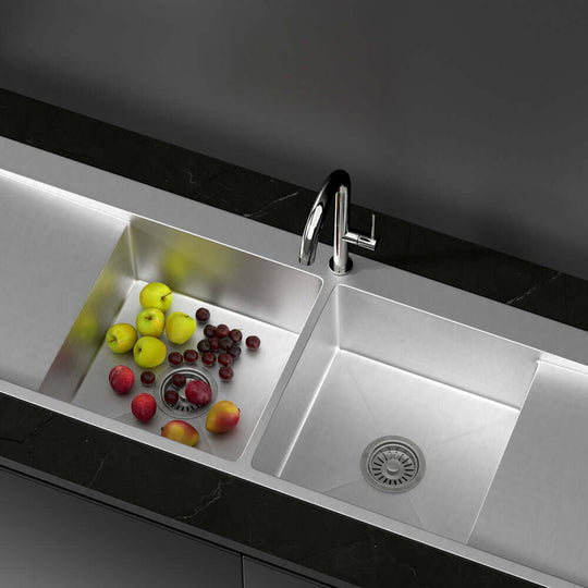 DSZ Product, feed-cond-new, feed-sl-DSZ Freight PayableCefito Kitchen Sink Basin Stainless Steel Under/Top/Flush Mount Bowl 155X50CM - Premium Furniture > Dining > Kitchen Sinks from Cefito ! Shop Online Buy Now at S & D's Value Store Family Business Best Customer ServiceDSZ Product, feed-cond-new, feed-sl-DSZ Freight Payable