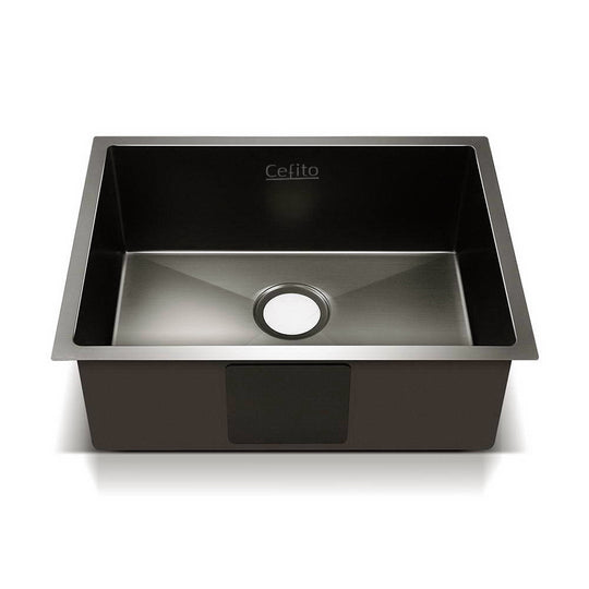 DSZ Product, feed-cond-new, feed-sl-DSZ Freight Payable, newCefito Kitchen Sink 60 X 45Cm Stainless Steel Basin Single Bowl Laundry Black - Premium Furniture > Dining > Kitchen Sinks from Cefito ! Shop Online Buy Now at S & D's Value Store Family Business Best Customer ServiceDSZ Product, feed-cond-new, feed-sl-DSZ Freight Payable, new