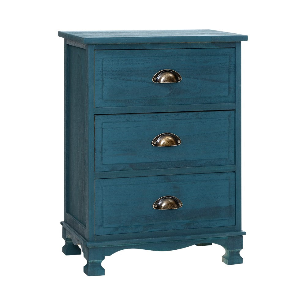 DSZ Product, feed-cond-new, feed-sl-DSZ Freight Payable, newArtiss Bedside Table 3 Drawers Vintage - Thyme Blue - Premium Furniture > Bedroom > Bedside Tables from Artiss ! Shop Online Buy Now at S & D's Value Store Family Business Best Customer ServiceDSZ Product, feed-cond-new, feed-sl-DSZ Freight Payable, new