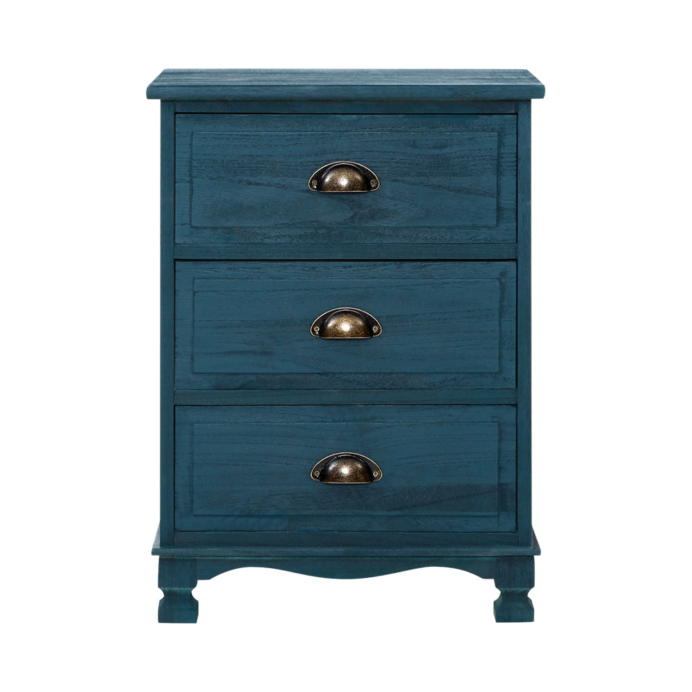 DSZ Product, feed-cond-new, feed-sl-DSZ Freight Payable, newArtiss Bedside Table 3 Drawers Vintage - Thyme Blue - Premium Furniture > Bedroom > Bedside Tables from Artiss ! Shop Online Buy Now at S & D's Value Store Family Business Best Customer ServiceDSZ Product, feed-cond-new, feed-sl-DSZ Freight Payable, new