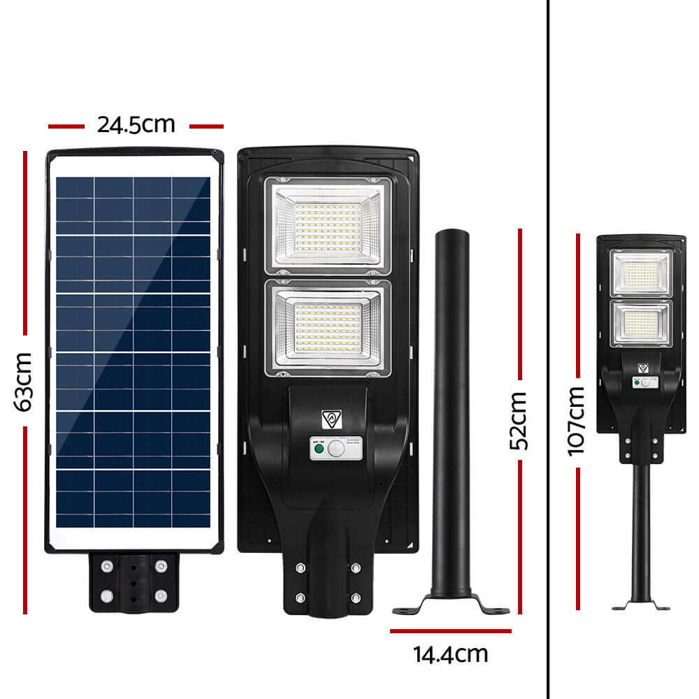 _label_, DSZ Product, feed-cond-new, feed-sl-free shipping, free-shipping, newLeier 160 Led Solar Street Light 120W Flood Motion Sensor Remote Outdoor Wall Lamp X2 - Premium Home & Garden > Lighting > Night Lights & Ambient Lighting from Leier ! Shop Online Buy Now at S & D's Value Store Family Business Best Customer Service_label_, DSZ Product, feed-cond-new, feed-sl-free shipping, free-shipping, new