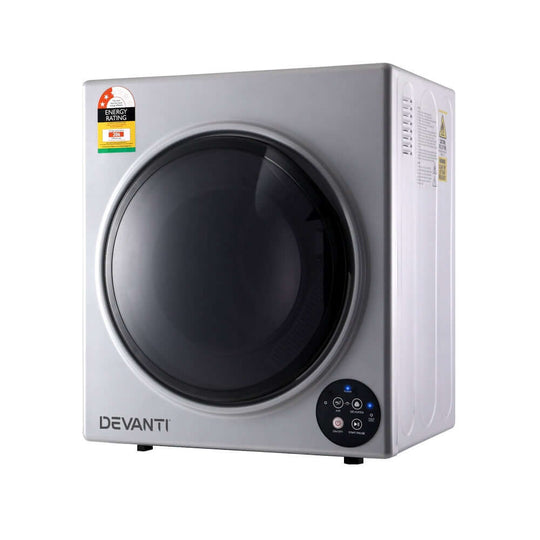 DSZ Product, feed-cond-new, feed-sl-DSZ Freight PayableDevanti Tumble Dryer 5kg Fully Auto Silver - Premium Appliances > Washers, Dryers & Irons > Dryers from Devanti ! Shop Online Buy Now at S & D's Value Store Family Business Best Customer ServiceDSZ Product, feed-cond-new, feed-sl-DSZ Freight Payable