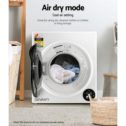 DSZ Product, feed-cond-new, feed-sl-DSZ Freight PayableDevanti Tumble Dryer 5kg Fully Auto Black - Premium Appliances > Washers, Dryers & Irons > Dryers from Devanti ! Shop Online Buy Now at S & D's Value Store Family Business Best Customer ServiceDSZ Product, feed-cond-new, feed-sl-DSZ Freight Payable