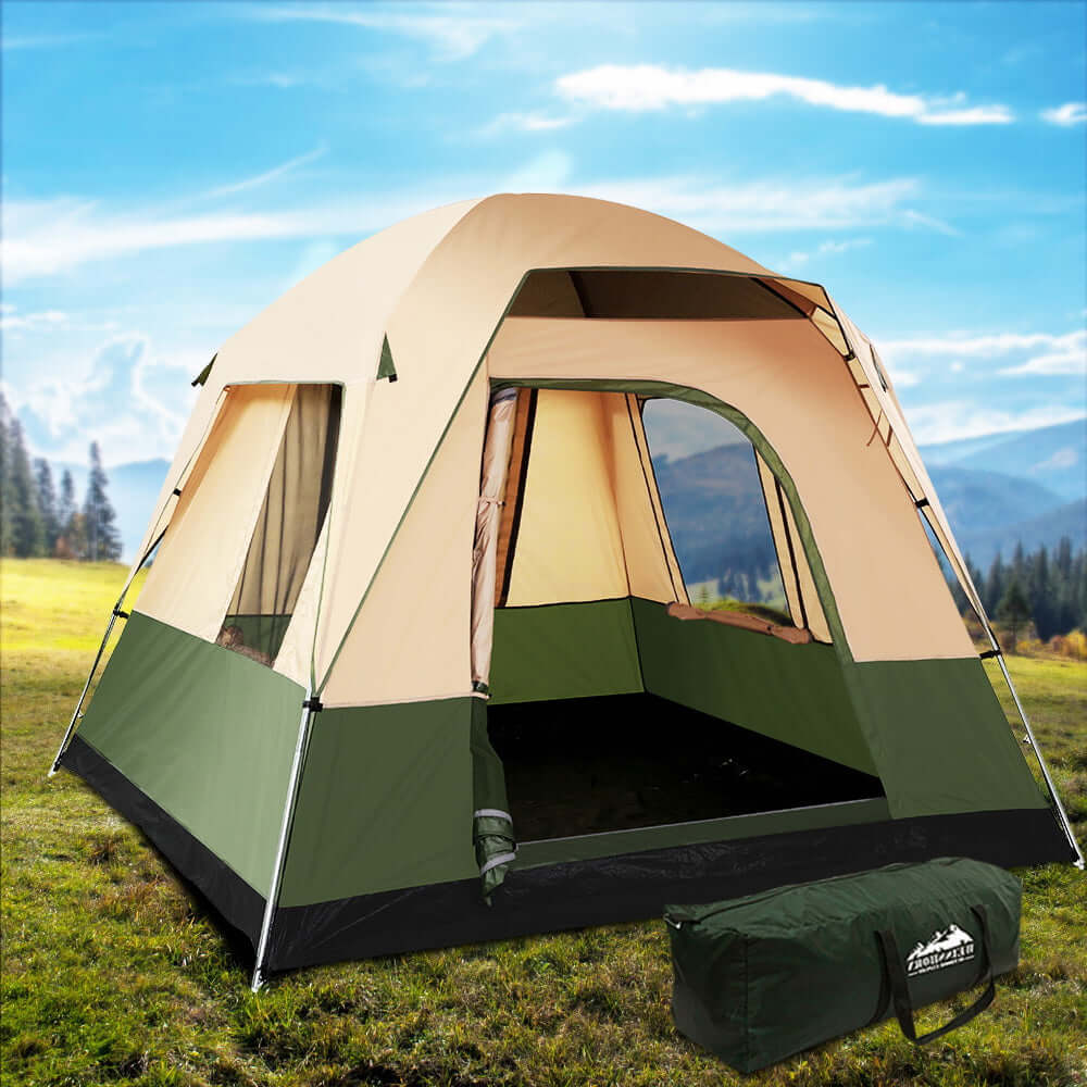 _label_, camping, DSZ Product, feed-cond-new, feed-sl-free shipping, free-shipping, value tentsWeisshorn Family Camping Tent 4 Person Hiking Beach Tents Green - Premium Outdoor Recreation > Camping > Tents from Weisshorn ! Shop Online Buy Now at S & D's Value Store Family Business Best Customer Service_label_, camping, DSZ Product, feed-cond-new, feed-sl-free shipping, free-shipping, value tents