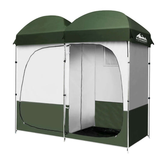 _label_, camping, DSZ Product, feed-cond-new, feed-sl-free shipping, free-shipping, new, value tentsWeisshorn Double Camping Shower Toilet Tent Outdoor Portable Change Room - Premium Outdoor Recreation > Camping > Portable Toilets & Showers from Weisshorn ! Shop Online Buy Now at S & D's Value Store Family Business Best Customer Service_label_, camping, DSZ Product, feed-cond-new, feed-sl-free shipping, free-shipping, new, value tents