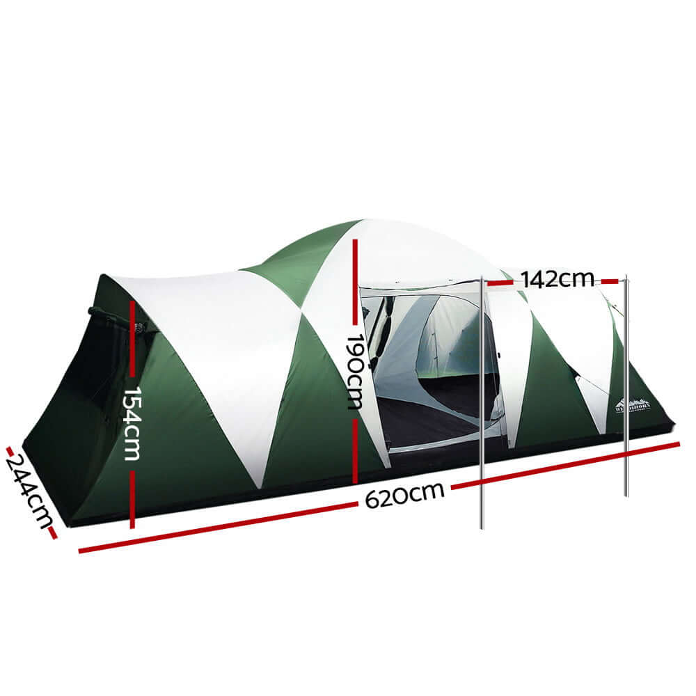 camping, DSZ Product, feed-cond-new, feed-sl-DSZ Freight Payable, new, value tentsWeisshorn Family Camping Tent 12 Person Hiking Beach Tents (3 Rooms) Green - Premium Outdoor Recreation > Camping > Tents from Weisshorn ! Shop Online Buy Now at S & D's Value Store Family Business Best Customer Servicecamping, DSZ Product, feed-cond-new, feed-sl-DSZ Freight Payable, new, value tents