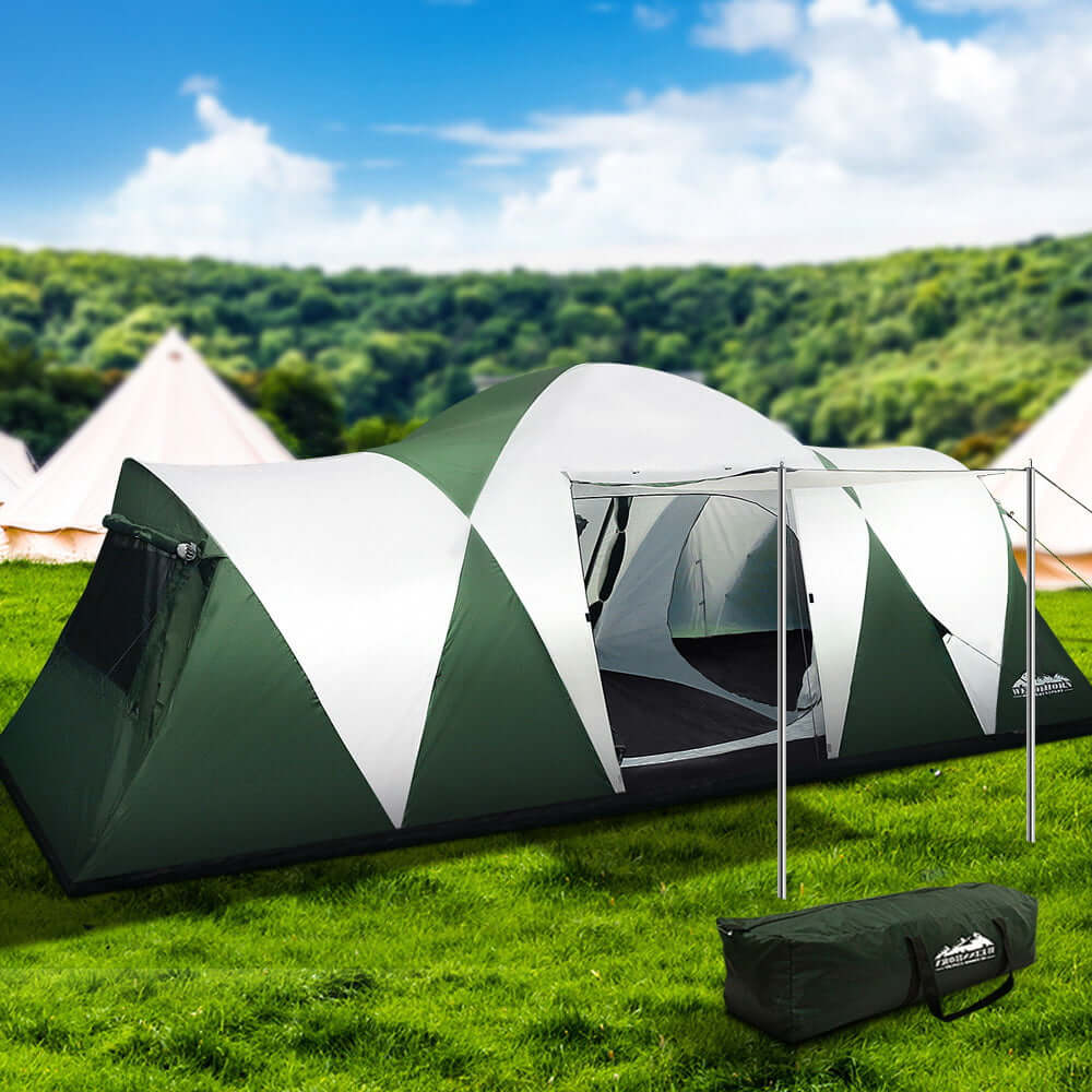 camping, DSZ Product, feed-cond-new, feed-sl-DSZ Freight Payable, new, value tentsWeisshorn Family Camping Tent 12 Person Hiking Beach Tents (3 Rooms) Green - Premium Outdoor Recreation > Camping > Tents from Weisshorn ! Shop Online Buy Now at S & D's Value Store Family Business Best Customer Servicecamping, DSZ Product, feed-cond-new, feed-sl-DSZ Freight Payable, new, value tents