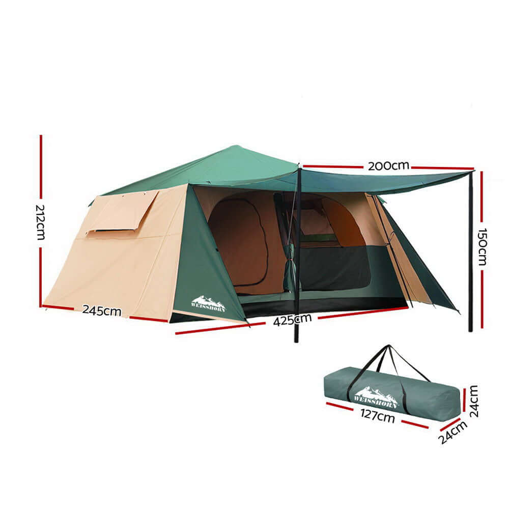 camping, DSZ Product, feed-cond-new, feed-sl-DSZ Freight Payable, new, value tentsWeisshorn Instant Up Camping Tent 8 Person Pop Up Tents Family Hiking Dome Camp - Premium Outdoor Recreation > Camping > Tents from Weisshorn ! Shop Online Buy Now at S & D's Value Store Family Business Best Customer Servicecamping, DSZ Product, feed-cond-new, feed-sl-DSZ Freight Payable, new, value tents