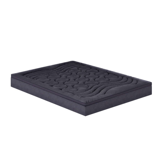 Giselle Bedding Pillowtop Mattress Topper in dark gray, offering comfort and support for a better night's sleep.