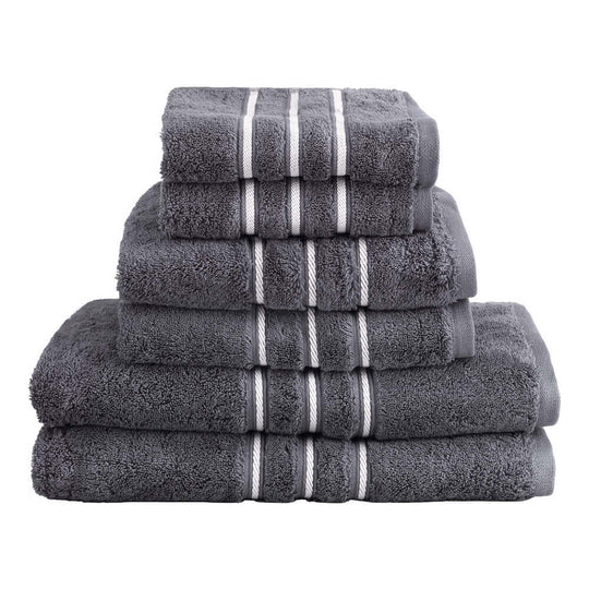 _label_, DSZ Product, feed-cond-new, feed-sl-free shipping, free-shipping, new6 Pack Bath Towels Set Cotton Towel Grey - Premium Home & Garden > Bathroom Accessories > Bath Towels & Robes from Unbranded ! Shop Online Buy Now at S & D's Value Store Family Business Best Customer Service_label_, DSZ Product, feed-cond-new, feed-sl-free shipping, free-shipping, new