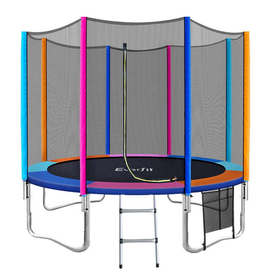 DSZ Product, feed-cond-new, feed-sl-DSZ Freight Payable, newEverfit 10Ft Trampoline For Kids W/ Ladder Enclosure Safety Net Pad Gift Round - Premium Sports & Fitness > Trampolines > Trampolines & Accessories from Everfit ! Shop Online Buy Now at S & D's Value Store Family Business Best Customer ServiceDSZ Product, feed-cond-new, feed-sl-DSZ Freight Payable, new