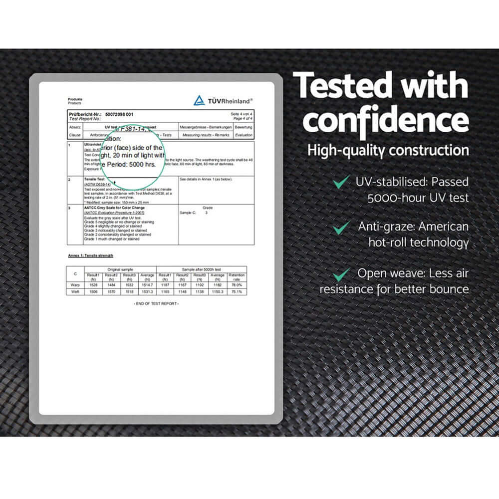 DSZ Product, feed-cond-new, feed-sl-DSZ Freight Payable, newEverfit 10Ft Trampoline For Kids W/ Ladder Enclosure Safety Net Pad Gift Round - Premium Sports & Fitness > Trampolines > Trampolines & Accessories from Everfit ! Shop Online Buy Now at S & D's Value Store Family Business Best Customer ServiceDSZ Product, feed-cond-new, feed-sl-DSZ Freight Payable, new