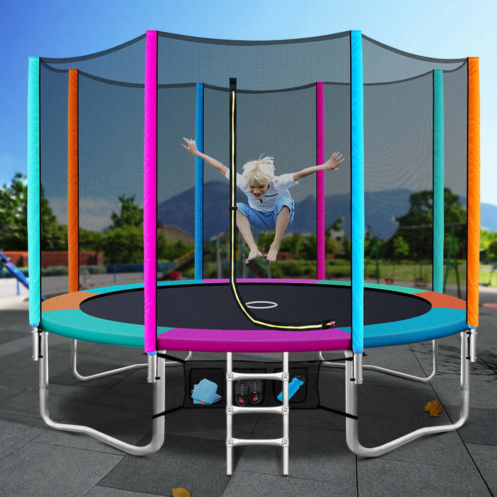 DSZ Product, feed-cond-new, feed-sl-DSZ Freight Payable, newEverfit 12Ft Trampoline For Kids W/ Ladder Enclosure Safety Net Pad Gift Round - Premium Sports & Fitness > Trampolines > Trampolines & Accessories from Everfit ! Shop Online Buy Now at S & D's Value Store Family Business Best Customer ServiceDSZ Product, feed-cond-new, feed-sl-DSZ Freight Payable, new