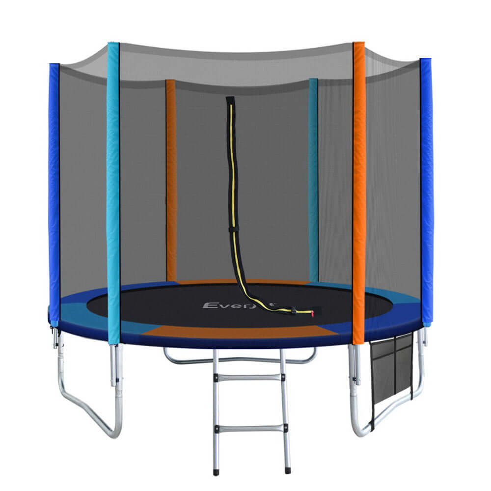 DSZ Product, feed-cond-new, feed-sl-DSZ Freight Payable, newEverfit 8Ft Trampoline For Kids W/ Ladder Enclosure Safety Net Pad Gift Round - Premium Sports & Fitness > Trampolines > Trampolines & Accessories from Everfit ! Shop Online Buy Now at S & D's Value Store Family Business Best Customer ServiceDSZ Product, feed-cond-new, feed-sl-DSZ Freight Payable, new