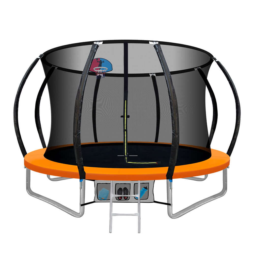 DSZ Product, feed-cond-new, feed-sl-DSZ Freight Payable, newEverfit 10Ft Trampoline For Kids W/ Ladder Enclosure Safety Net Rebounder Orange - Premium Sports & Fitness > Trampolines > Trampolines & Accessories from Everfit ! Shop Online Buy Now at S & D's Value Store Family Business Best Customer ServiceDSZ Product, feed-cond-new, feed-sl-DSZ Freight Payable, new