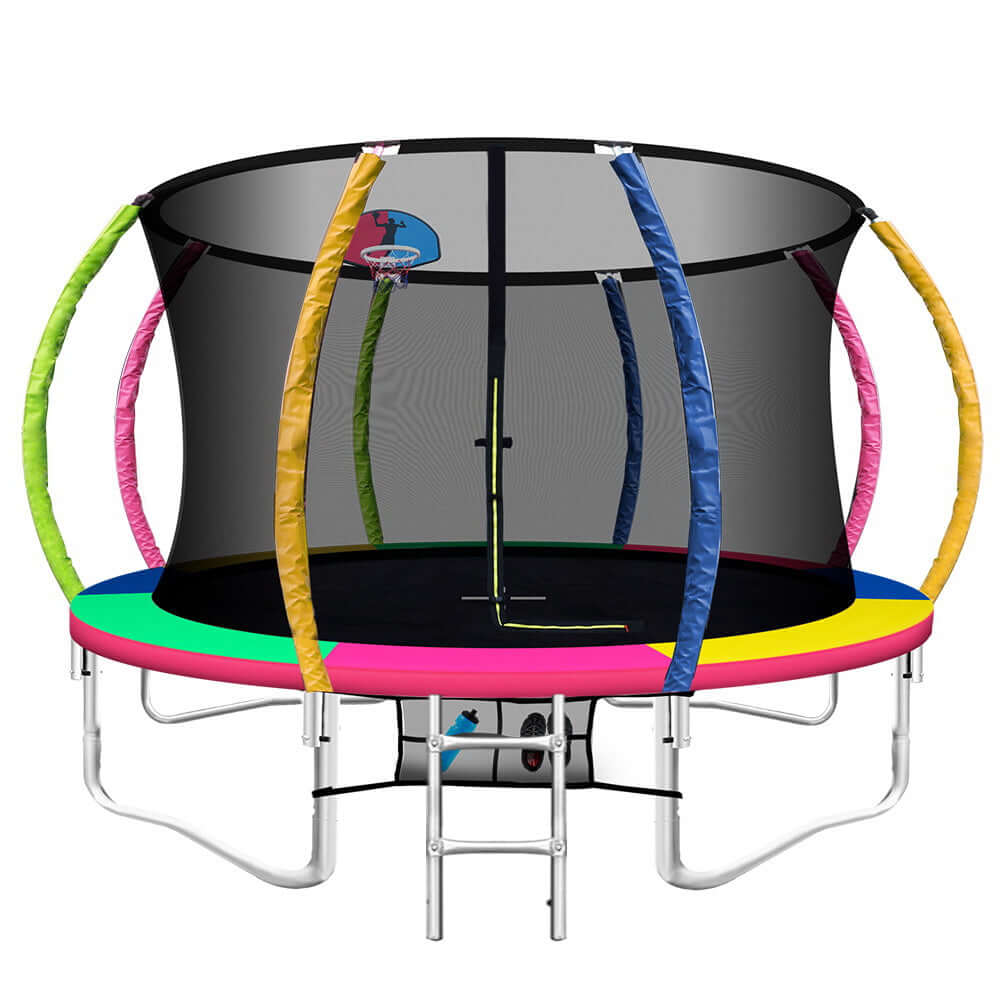 DSZ Product, feed-cond-new, feed-sl-DSZ Freight Payable, newEverfit 12Ft Trampoline For Kids W/ Ladder Enclosure Safety Net Rebounder Colors - Premium Sports & Fitness > Trampolines > Trampolines & Accessories from Everfit ! Shop Online Buy Now at S & D's Value Store Family Business Best Customer ServiceDSZ Product, feed-cond-new, feed-sl-DSZ Freight Payable, new