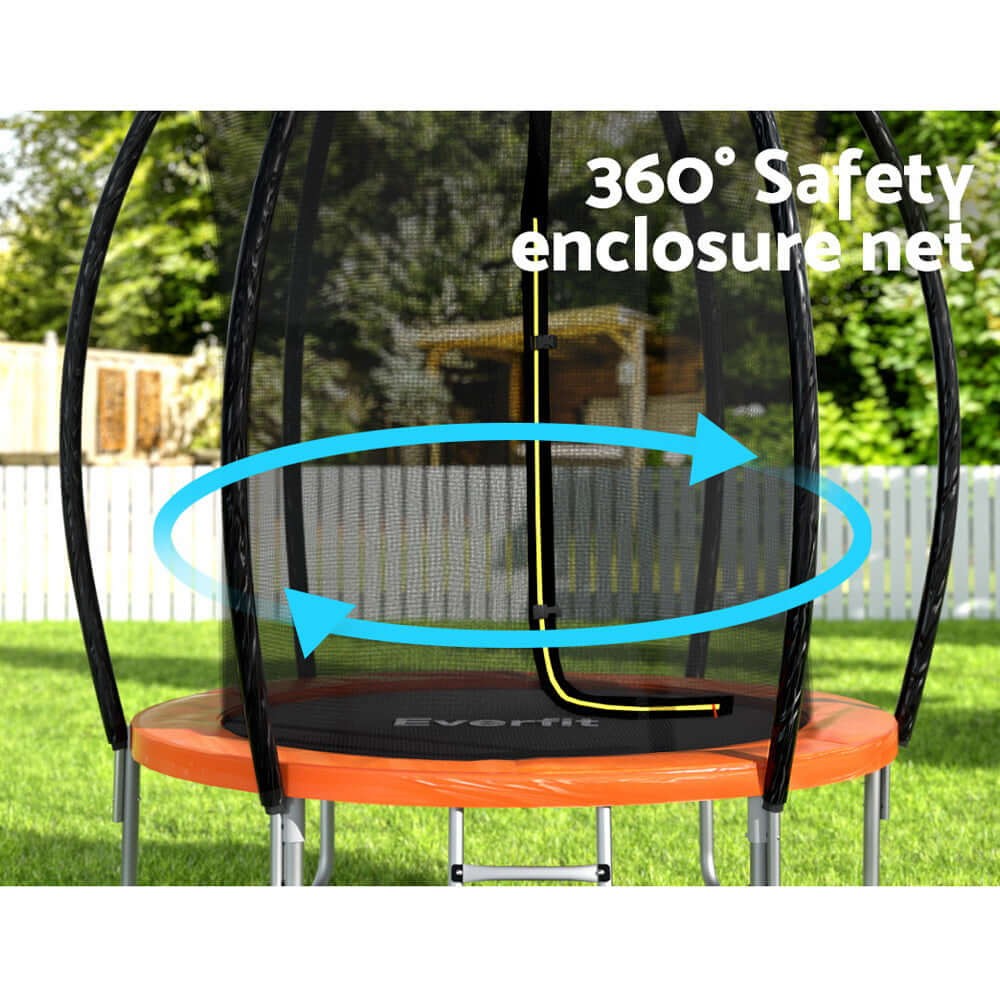 DSZ Product, feed-cond-new, feed-sl-DSZ Freight Payable, newEverfit 6Ft Trampoline For Kids W/ Ladder Enclosure Safety Net Rebounder Orange - Premium Sports & Fitness > Trampolines > Trampolines & Accessories from Everfit ! Shop Online Buy Now at S & D's Value Store Family Business Best Customer ServiceDSZ Product, feed-cond-new, feed-sl-DSZ Freight Payable, new