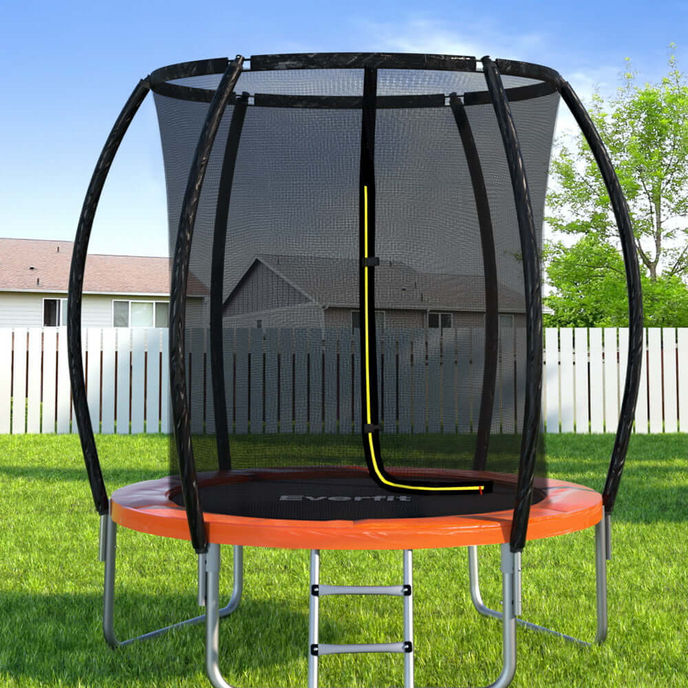 DSZ Product, feed-cond-new, feed-sl-DSZ Freight Payable, newEverfit 6Ft Trampoline For Kids W/ Ladder Enclosure Safety Net Rebounder Orange - Premium Sports & Fitness > Trampolines > Trampolines & Accessories from Everfit ! Shop Online Buy Now at S & D's Value Store Family Business Best Customer ServiceDSZ Product, feed-cond-new, feed-sl-DSZ Freight Payable, new