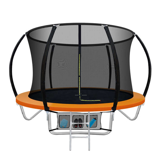 DSZ Product, feed-cond-new, feed-sl-DSZ Freight Payable, newEverfit 8Ft Trampoline For Kids W/ Ladder Enclosure Safety Net Rebounder Orange - Premium Sports & Fitness > Trampolines > Trampolines & Accessories from Everfit ! Shop Online Buy Now at S & D's Value Store Family Business Best Customer ServiceDSZ Product, feed-cond-new, feed-sl-DSZ Freight Payable, new