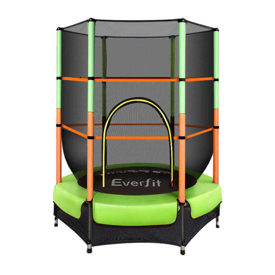 _label_, DSZ Product, feed-cond-new, feed-sl-free shipping, free-shipping, newEverfit 4.5Ft Trampoline For Kids W/ Enclosure Safety Net Rebounder Gift Green - Premium Sports & Fitness > Trampolines > Trampolines & Accessories from Everfit ! Shop Online Buy Now at S & D's Value Store Family Business Best Customer Service_label_, DSZ Product, feed-cond-new, feed-sl-free shipping, free-shipping, new