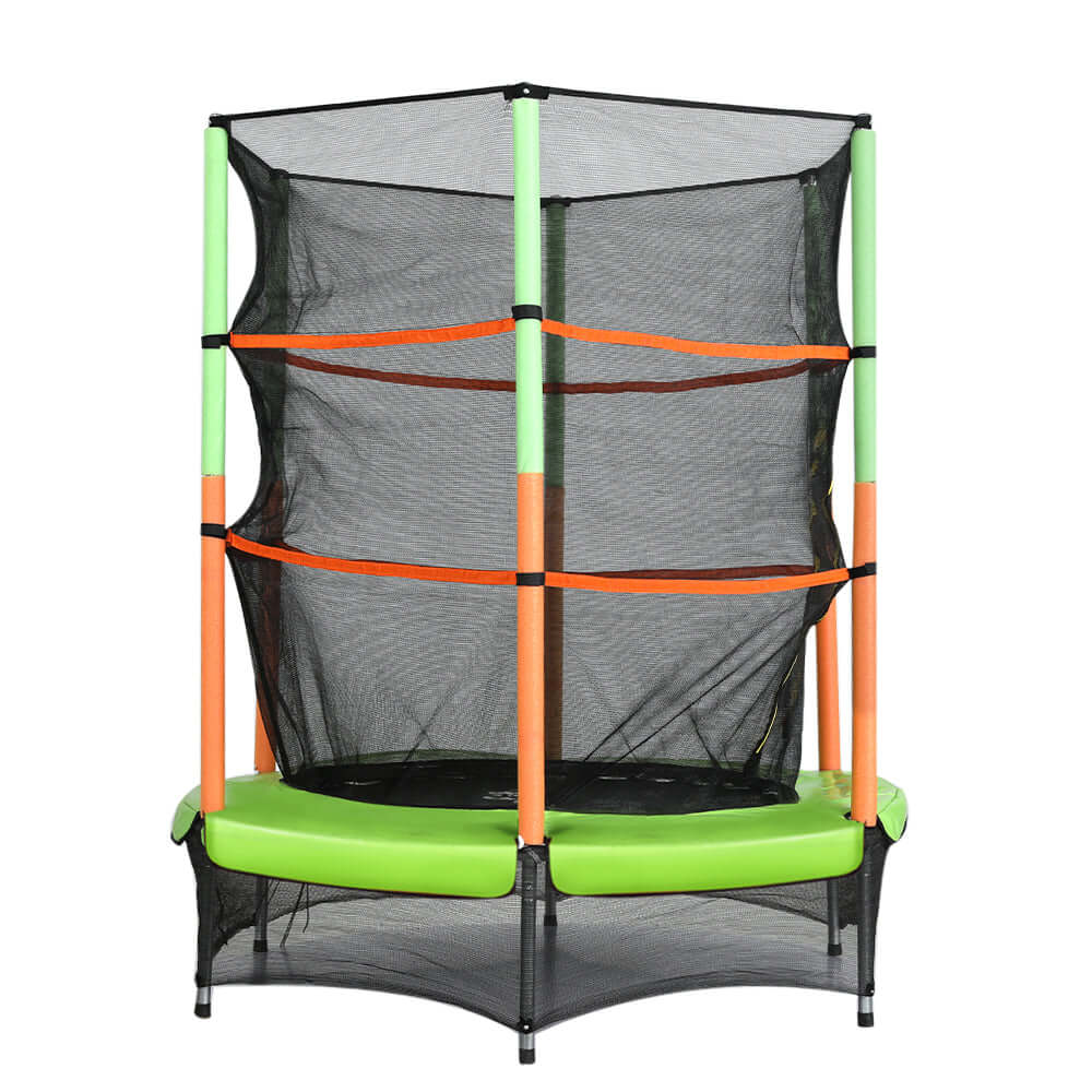 _label_, DSZ Product, feed-cond-new, feed-sl-free shipping, free-shipping, newEverfit 4.5Ft Trampoline For Kids W/ Enclosure Safety Net Rebounder Gift Green - Premium Sports & Fitness > Trampolines > Trampolines & Accessories from Everfit ! Shop Online Buy Now at S & D's Value Store Family Business Best Customer Service_label_, DSZ Product, feed-cond-new, feed-sl-free shipping, free-shipping, new