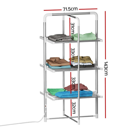 DSZ Product, feed-cond-new, feed-sl-DSZ Freight Payable, newDevanti Electric Heated Towel Rail Rack 30 Bars Foldable Clothes Dry Warmer - Premium Home & Garden > Laundry & Cleaning > Drying Racks & Hangers from Devanti ! Shop Online Buy Now at S & D's Value Store Family Business Best Customer ServiceDSZ Product, feed-cond-new, feed-sl-DSZ Freight Payable, new