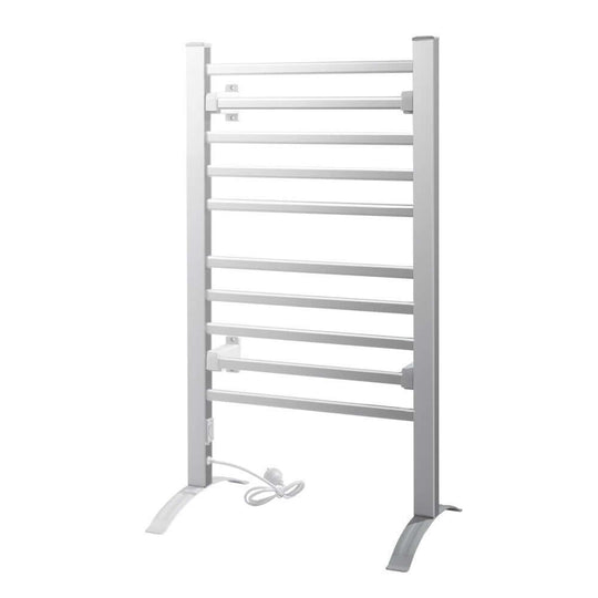 _label_, DSZ Product, feed-cond-new, feed-sl-free shipping, free-shipping, newDevanti Electric Heated Towel Rail Rack 10 Bars Freestanding Clothes Dry Warmer - Premium Home & Garden > Laundry & Cleaning > Drying Racks & Hangers from Devanti ! Shop Online Buy Now at S & D's Value Store Family Business Best Customer Service_label_, DSZ Product, feed-cond-new, feed-sl-free shipping, free-shipping, new