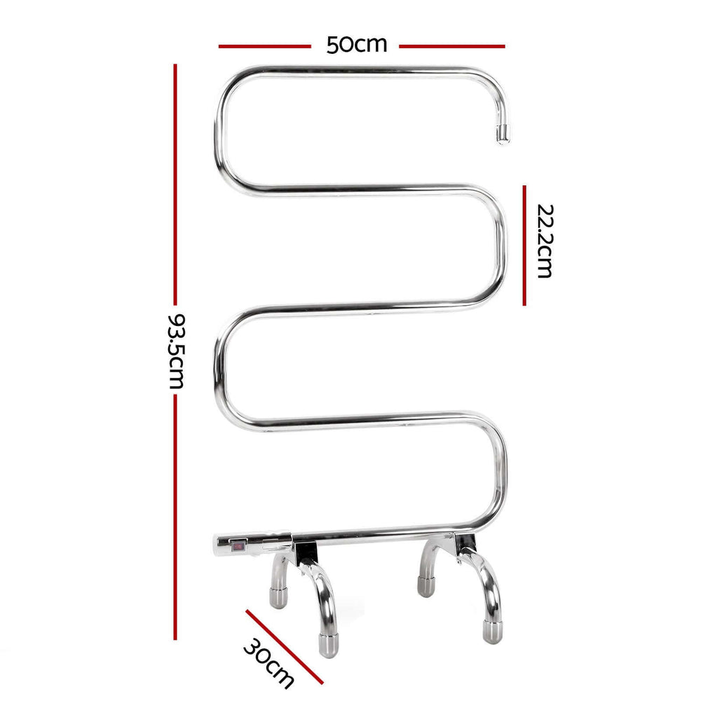 _label_, DSZ Product, feed-cond-new, feed-sl-free shipping, free-shipping, newDevanti Electric Heated Towel Rail Rack 5 Bars Freestanding Clothes Dry Warmer - Premium Home & Garden > Laundry & Cleaning > Drying Racks & Hangers from Devanti ! Shop Online Buy Now at S & D's Value Store Family Business Best Customer Service_label_, DSZ Product, feed-cond-new, feed-sl-free shipping, free-shipping, new