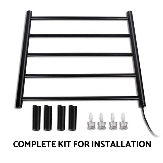 _label_, DSZ Product, feed-cond-new, feed-sl-free shipping, free-shipping, newDevanti Electric Heated Towel Rail Rack 5 Bars Wall Mounted Clothes Dry Warmer - Premium Home & Garden > Laundry & Cleaning > Drying Racks & Hangers from Devanti ! Shop Online Buy Now at S & D's Value Store Family Business Best Customer Service_label_, DSZ Product, feed-cond-new, feed-sl-free shipping, free-shipping, new