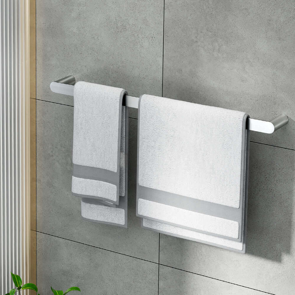 _label_, DSZ Product, feed-cond-new, feed-sl-free shipping, free-shipping, newTowel Rail Rack Holder Single 600Mm Wall Mounted Stainless Steel Silver - Premium Home & Garden > Bathroom Accessories > Towel Racks & Holders from Devanti ! Shop Online Buy Now at S & D's Value Store Family Business Best Customer Service_label_, DSZ Product, feed-cond-new, feed-sl-free shipping, free-shipping, new