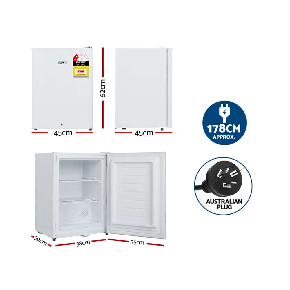 DSZ Product, feed-cond-new, feed-sl-DSZ Freight Payable, newDevanti 60L Upright Freezer Fridge White - Premium Outdoor Recreation > Camping > Camping Appliances from Devanti ! Shop Online Buy Now at S & D's Value Store Family Business Best Customer ServiceDSZ Product, feed-cond-new, feed-sl-DSZ Freight Payable, new