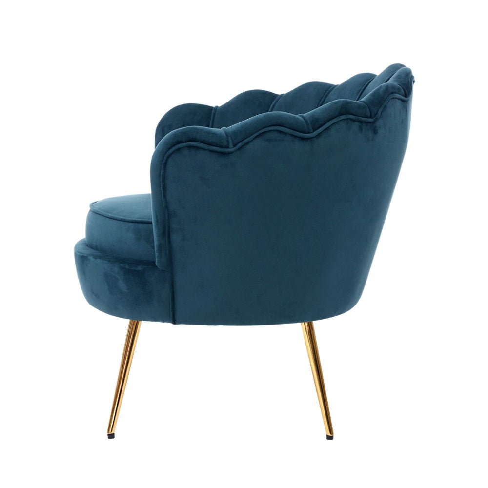 DSZ Product, feed-cond-new, feed-sl-DSZ Freight Payable, newArtiss Armchair Velvet Blue Callista - Premium Furniture > Bar Stools & Chairs > Arm Chairs & Recliners from Artiss ! Shop Online Buy Now at S & D's Value Store Family Business Best Customer ServiceDSZ Product, feed-cond-new, feed-sl-DSZ Freight Payable, new