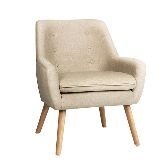 DSZ Product, feed-cond-new, feed-sl-DSZ Freight Payable, newArtiss Fabric Dining Armchair - Beige - Premium Furniture > Bar Stools & Chairs > Arm Chairs & Recliners from Artiss ! Shop Online Buy Now at S & D's Value Store Family Business Best Customer ServiceDSZ Product, feed-cond-new, feed-sl-DSZ Freight Payable, new