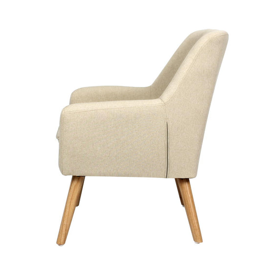 DSZ Product, feed-cond-new, feed-sl-DSZ Freight Payable, newArtiss Fabric Dining Armchair - Beige - Premium Furniture > Bar Stools & Chairs > Arm Chairs & Recliners from Artiss ! Shop Online Buy Now at S & D's Value Store Family Business Best Customer ServiceDSZ Product, feed-cond-new, feed-sl-DSZ Freight Payable, new