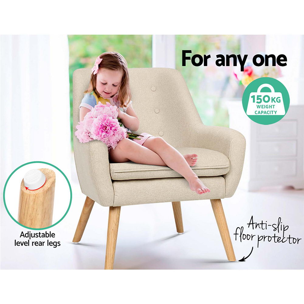 DSZ Product, feed-cond-new, feed-sl-DSZ Freight Payable, newArtiss Fabric Dining Armchair - Beige - Premium Furniture > Bar Stools & Chairs > Arm Chairs & Recliners from Artiss ! Shop Online Buy Now at S & D's Value Store Family Business Best Customer ServiceDSZ Product, feed-cond-new, feed-sl-DSZ Freight Payable, new