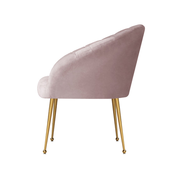 DSZ Product, feed-cond-new, feed-sl-DSZ Freight Payable, newArtiss Armchair Velvet Pink Eloise - Premium Furniture > Bar Stools & Chairs > Arm Chairs & Recliners from Artiss ! Shop Online Buy Now at S & D's Value Store Family Business Best Customer ServiceDSZ Product, feed-cond-new, feed-sl-DSZ Freight Payable, new