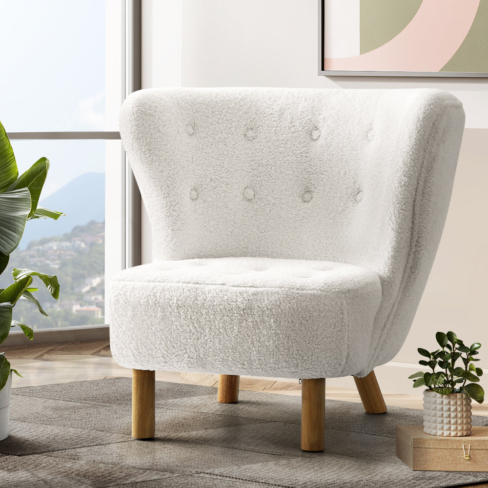 DSZ Product, feed-cond-new, feed-sl-DSZ Freight Payable, newArtiss Armchair Lounge Accent Chair Armchairs Couch Chairs Sofa Bedroom White - Premium Furniture > Bar Stools & Chairs > Arm Chairs & Recliners from Artiss ! Shop Online Buy Now at S & D's Value Store Family Business Best Customer ServiceDSZ Product, feed-cond-new, feed-sl-DSZ Freight Payable, new